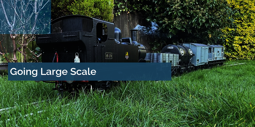 large scale model trains