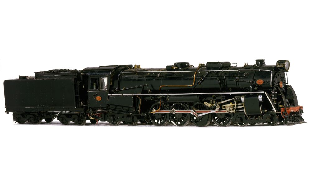 steam powered model train