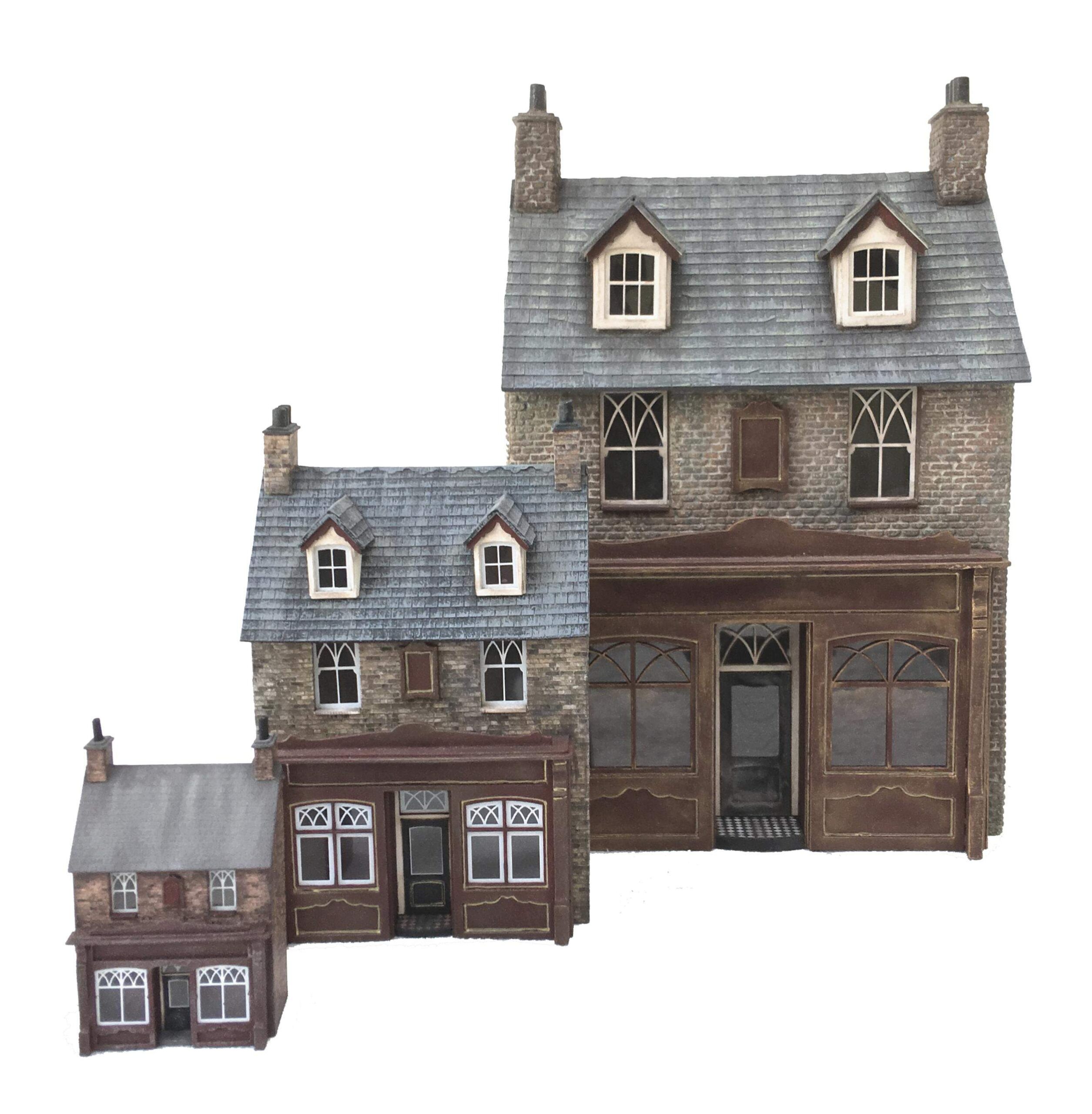 00 gauge model railway buildings